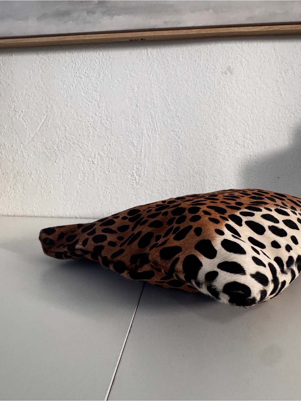 Clare V Leopard Print Clutch in Brown and Black - Picture 4 of 14